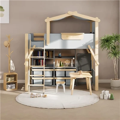 Stapelbed met trap voor kinderen