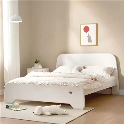Houten tweepersoonsbed voor kinderen