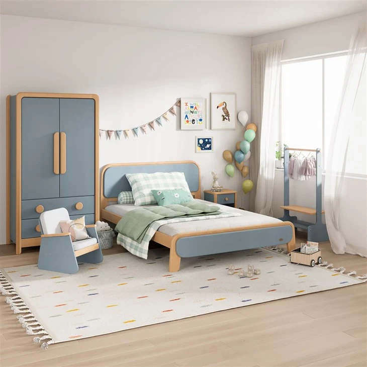 Houten bed voor kinderen